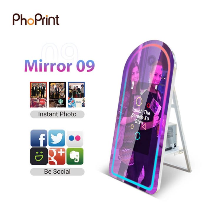 magic mirror selfie photo booth