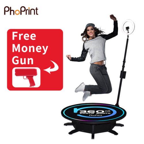 Free Money Gun photo booth 360