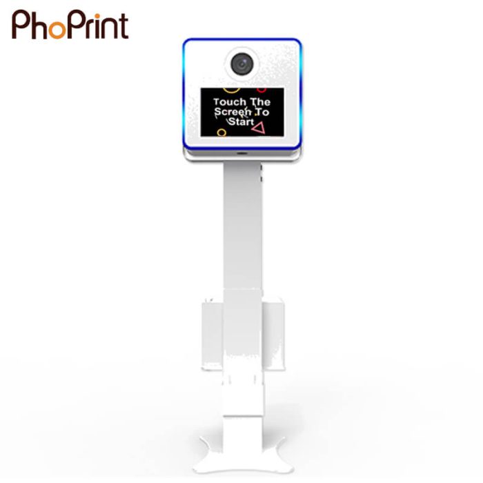 photobooth with camera and printer