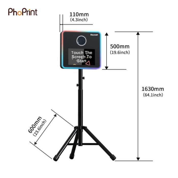 De portable photo kiosk