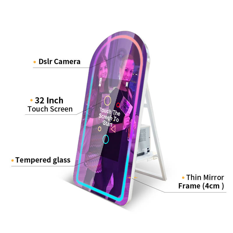 800×800 magic mirror photo booth for sale