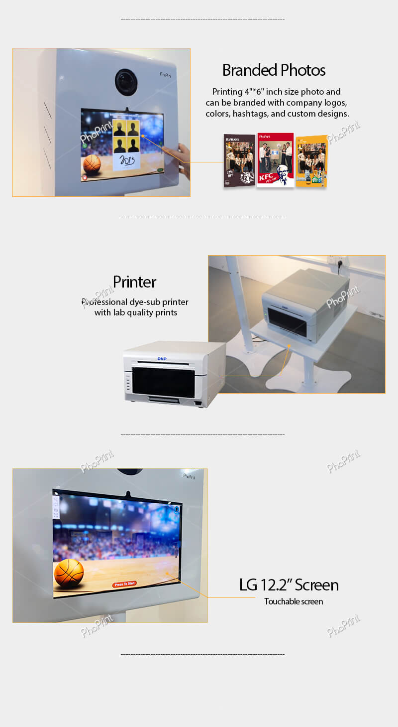 touch screen photo booth
