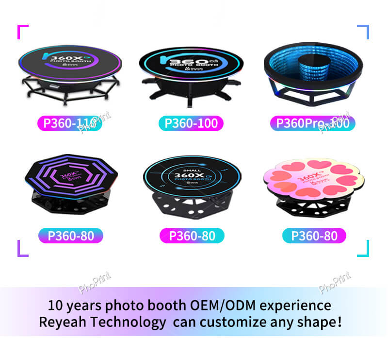 360 spin photo booth for sale