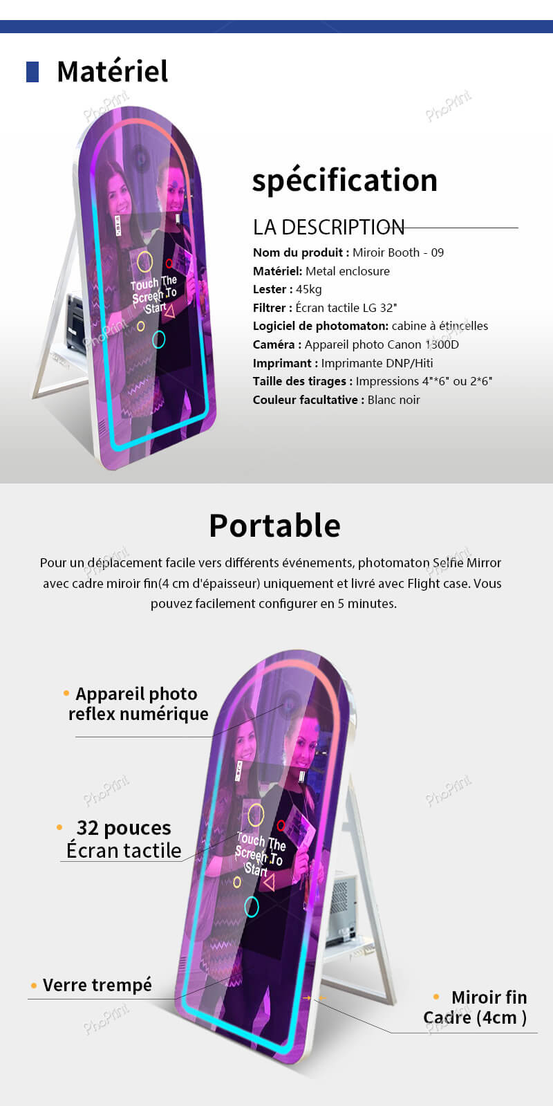 mirror photo booth price