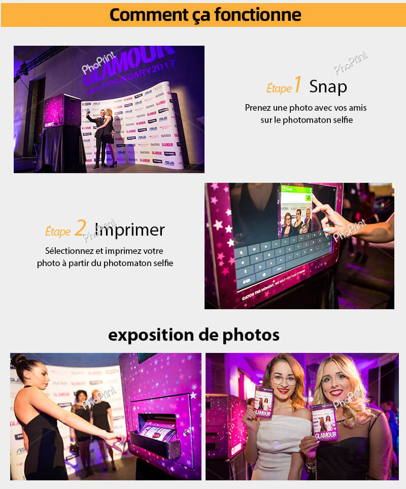 impressions de style cabine photo