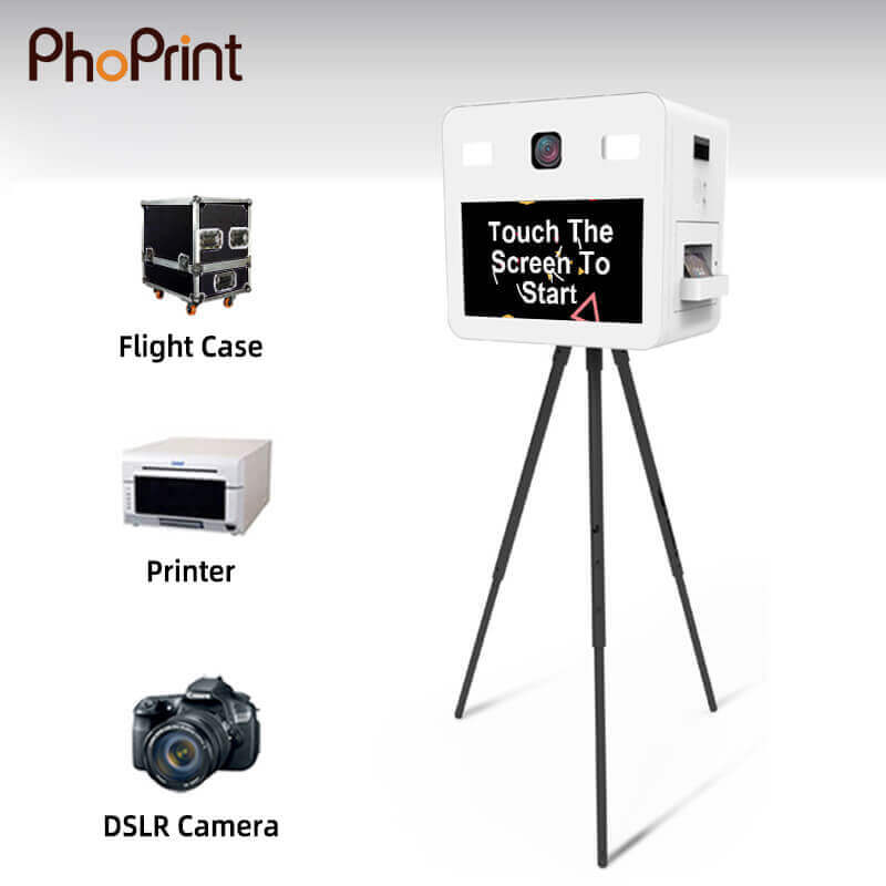 D series photo booth with filght case