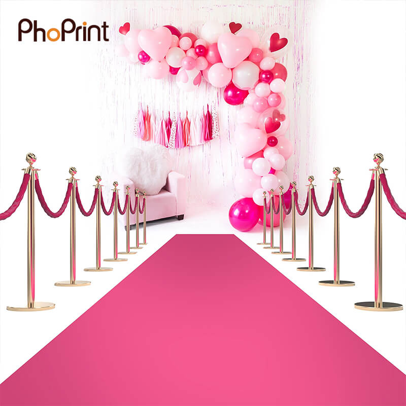 pink carpet runner