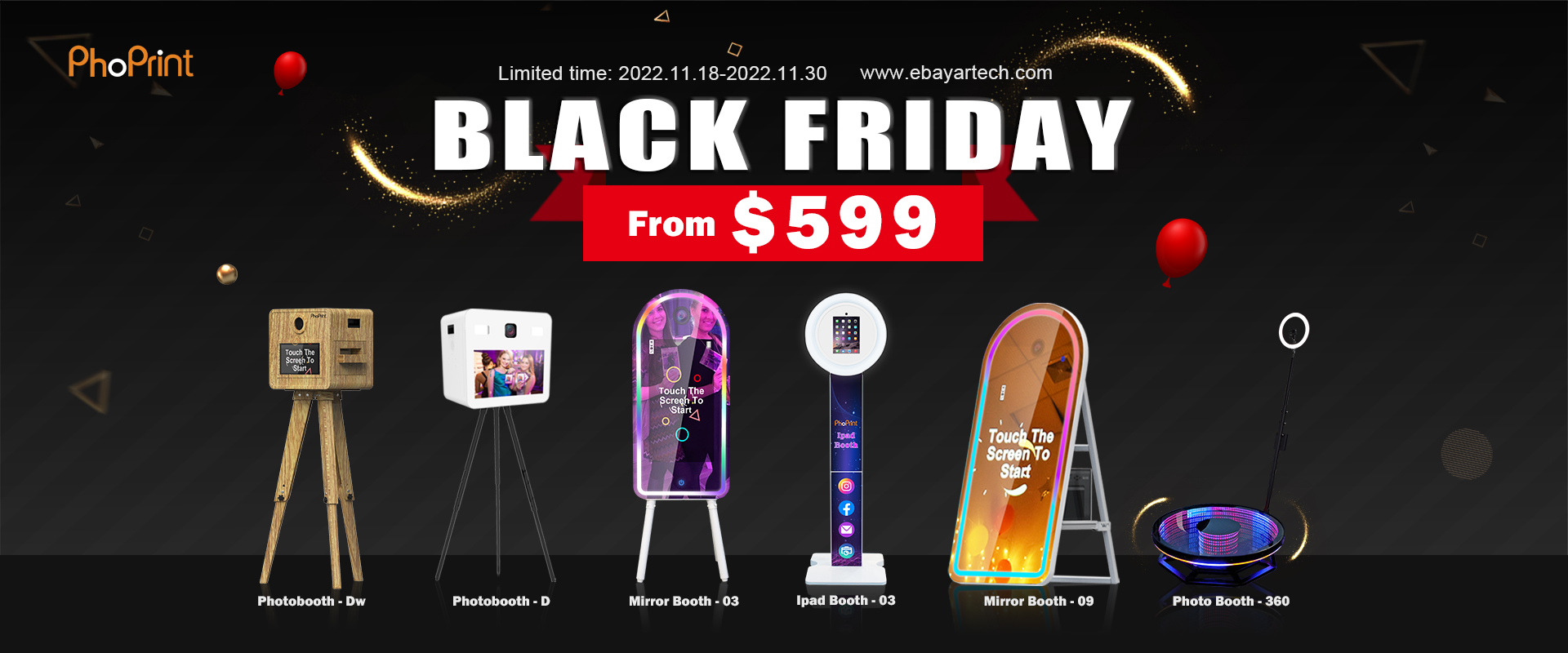 black friday from $599