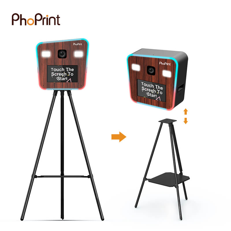 removable photo booth