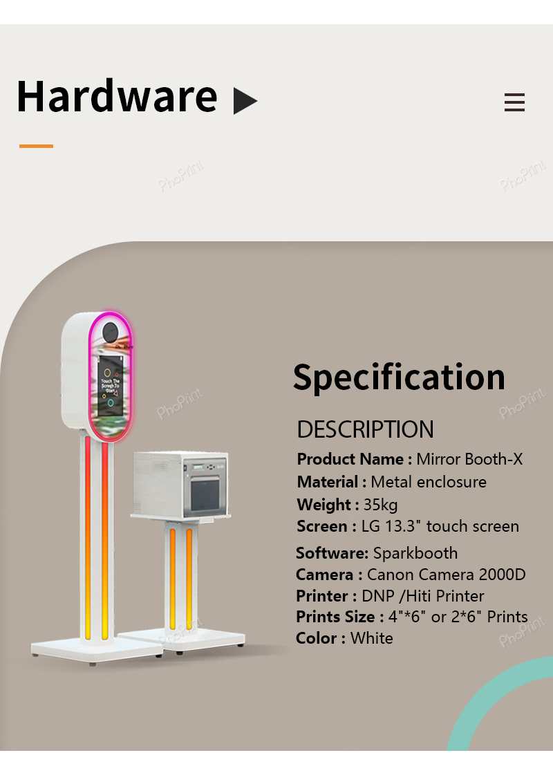 mini mirror photo booth wholesaler