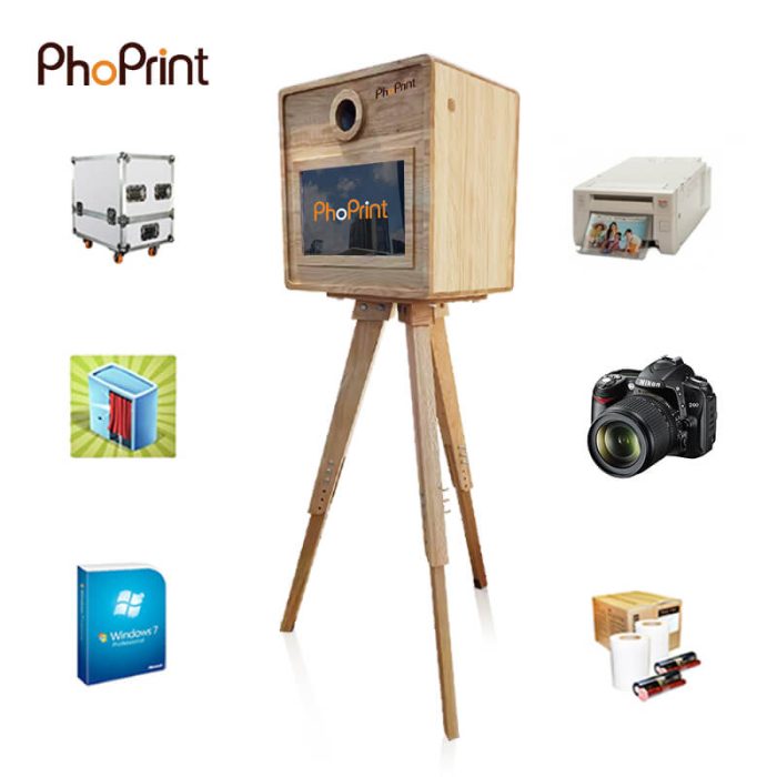 digital wooden booth for sale