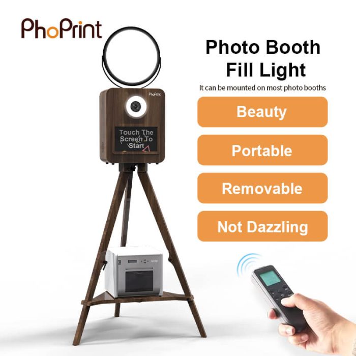 best light for photo booth
