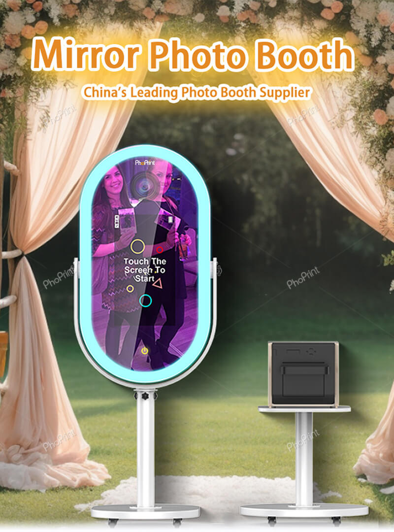 beauty mirror booth