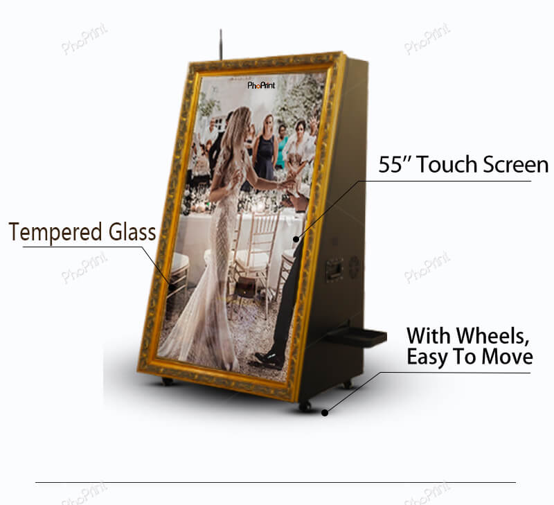 mirror frame photo booth