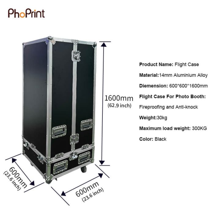 Glambot Travel Case size