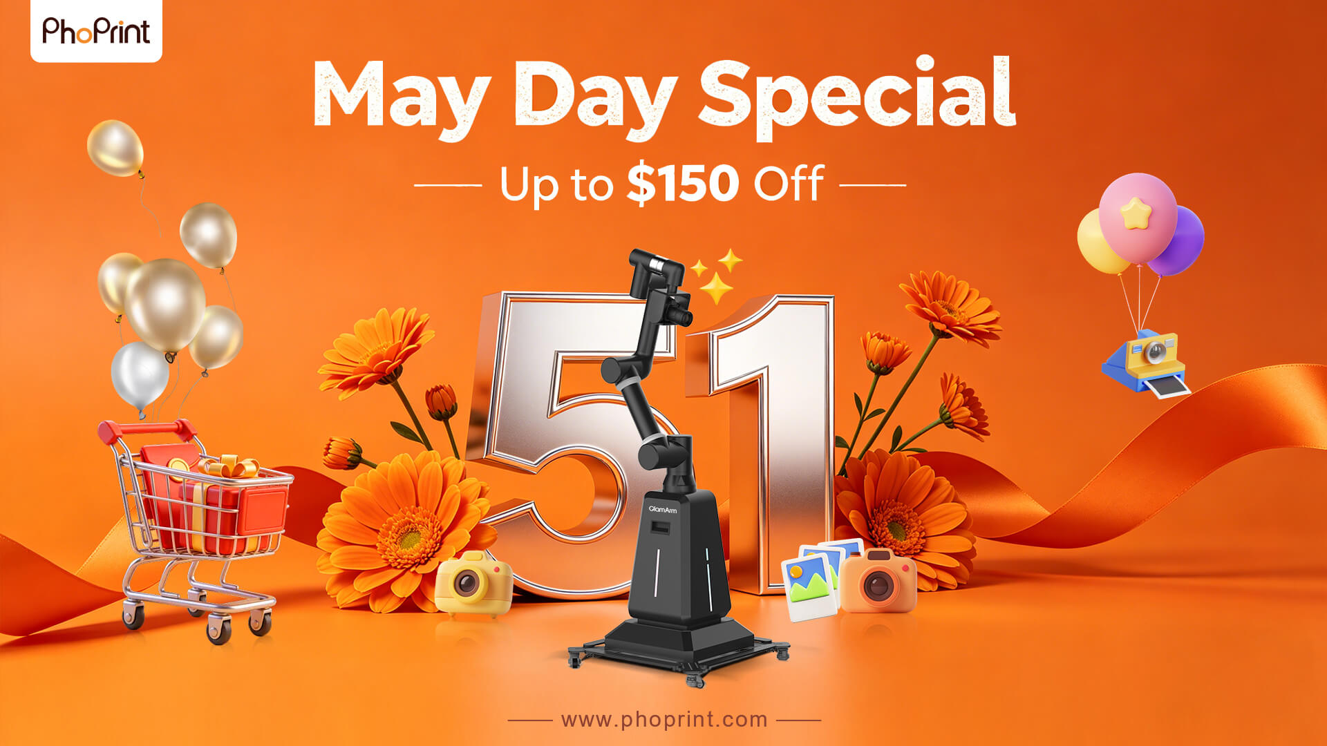 flash sale on glambot equipment from factory – May only