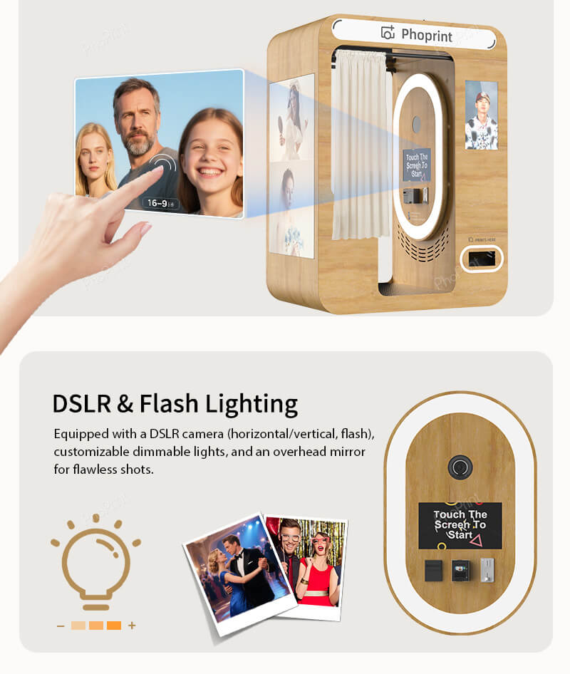 Wooden Photo Booth Machine Price