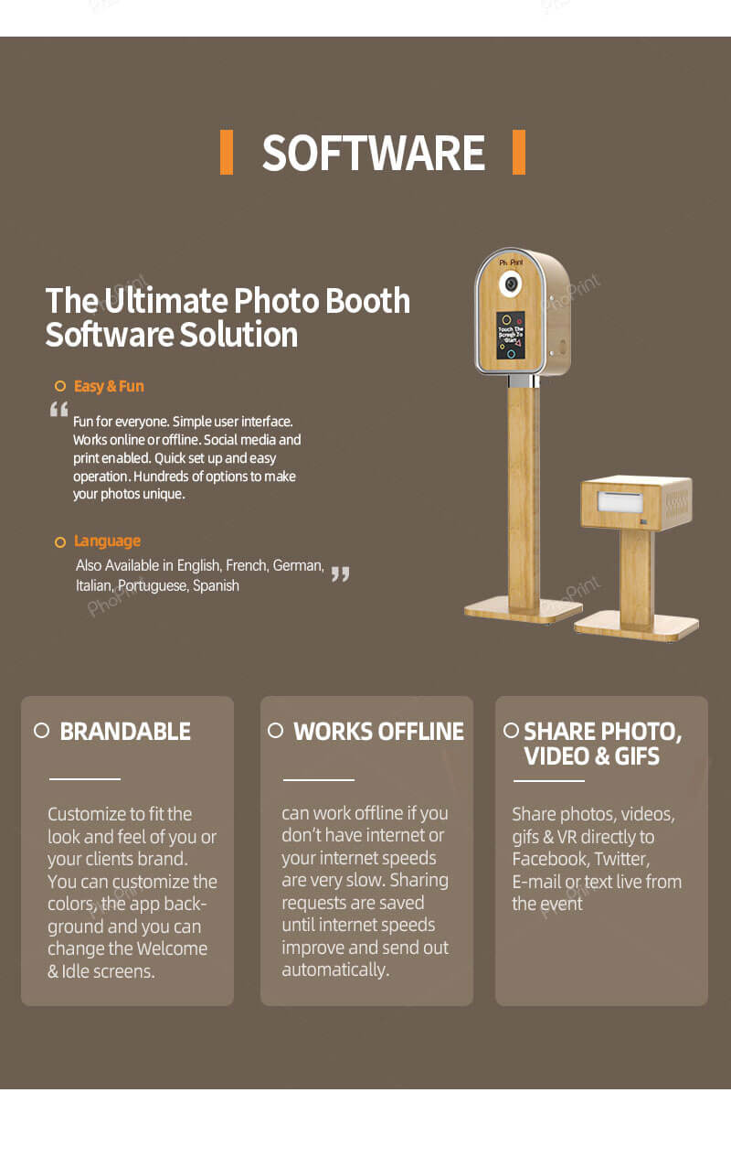 rustic ipad photo booth