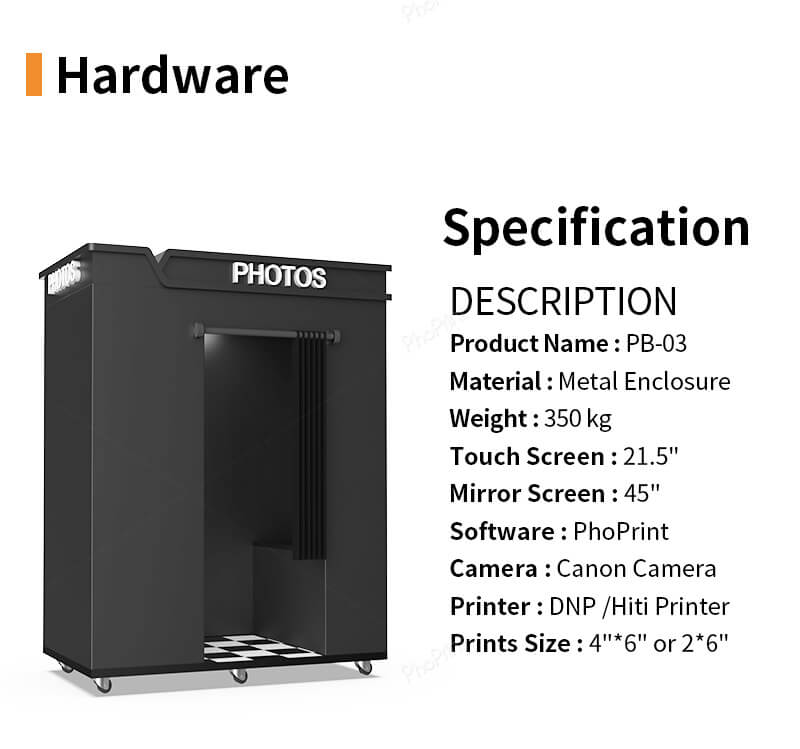 buy Enclosed vintage photo booth