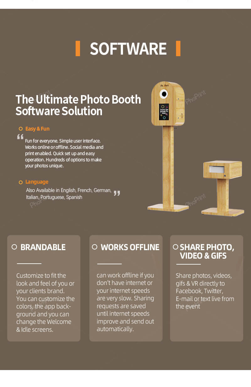 rustic ipad photo booth
