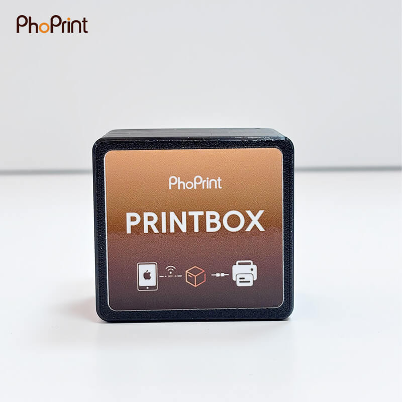 Mobile wireless print adapter for photo booths and event photography