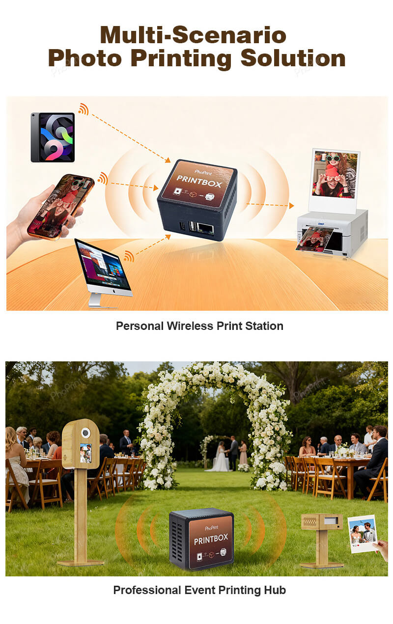 Hotspot dedicato per stampare da cellulare senza rete locale