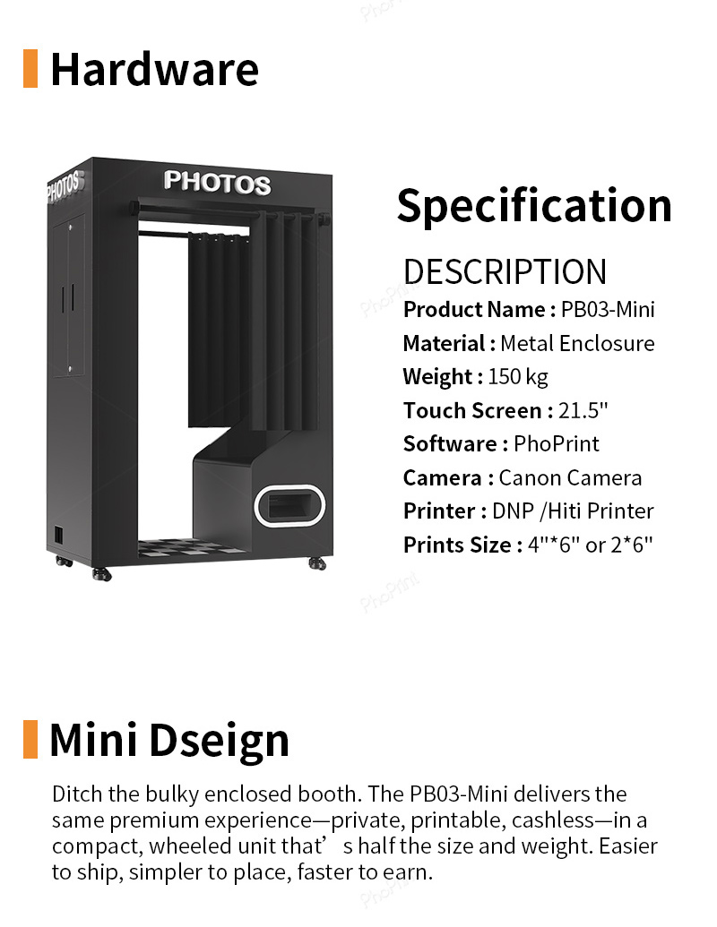 A couple posing with movie-themed props in a photo booth