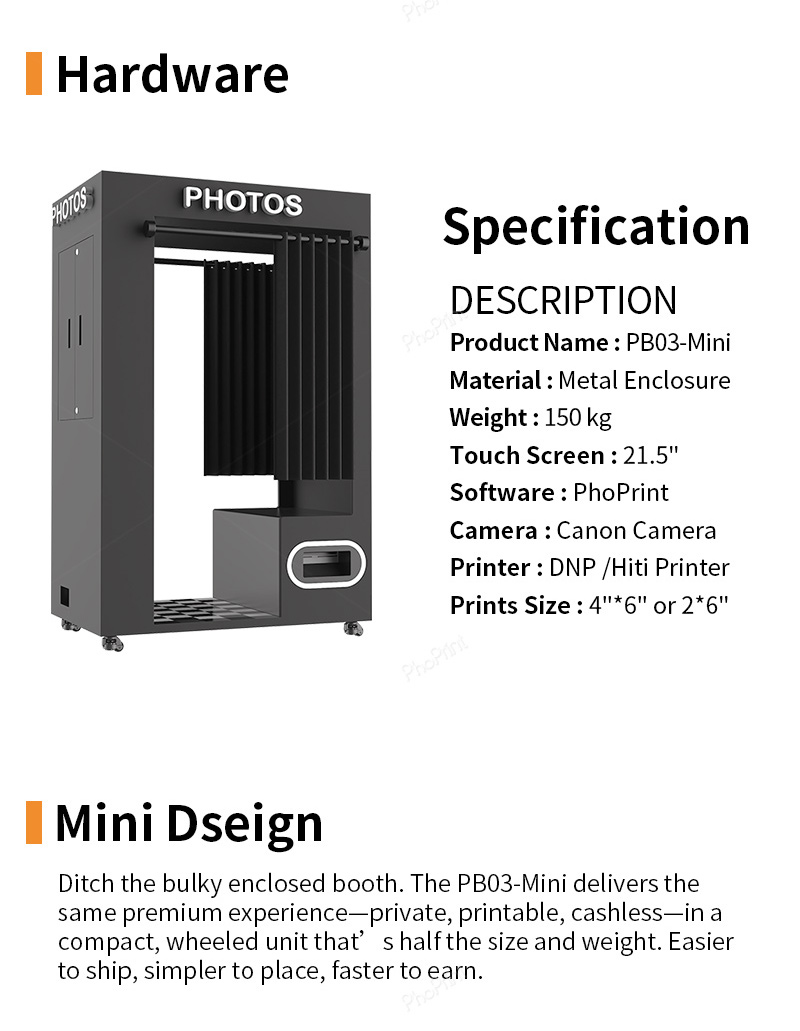 A couple posing with movie-themed props in a photo booth