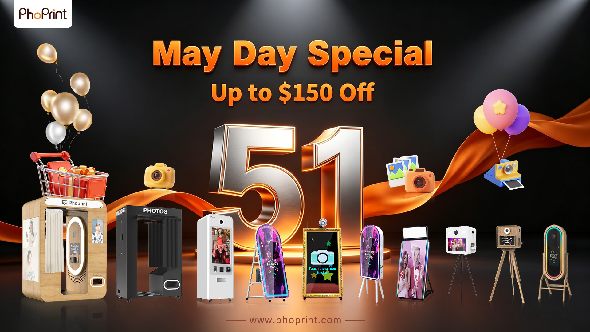 buy photobooth directly from factory with May special discount