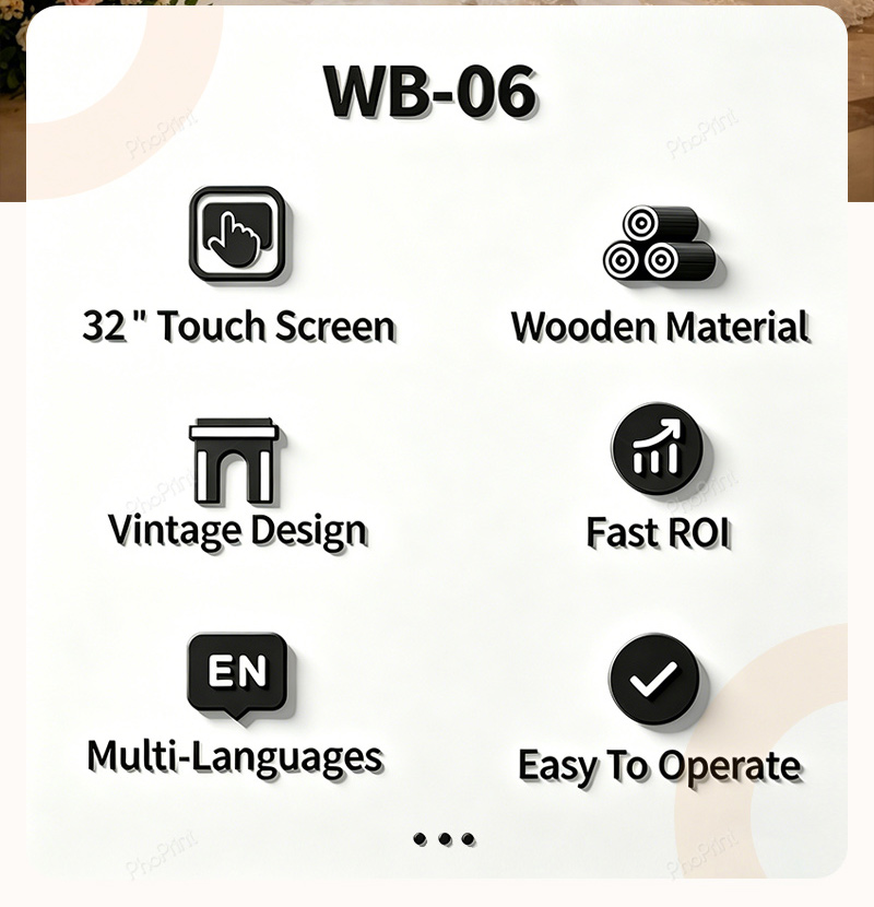 Best wood booth for rental startup