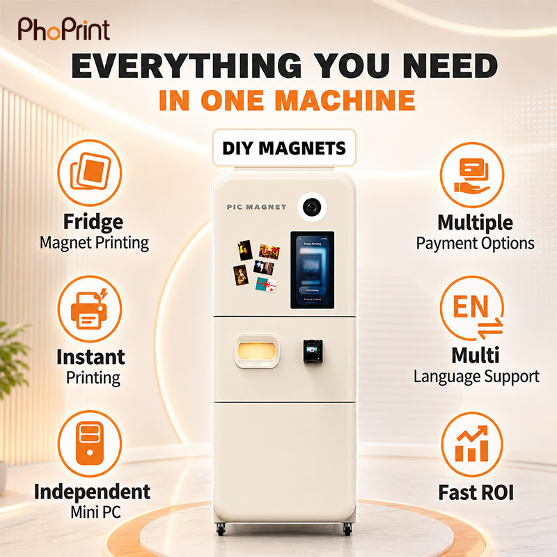 DIY Magnet Photo Booth Instant Photo Self Service Kiosk - Image 8
