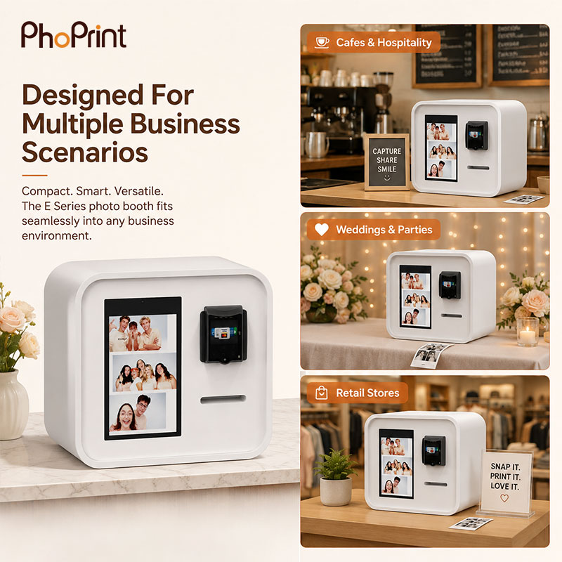 Commercial Thermal Receipt Photo Booth with Nayax Payment - Image 10