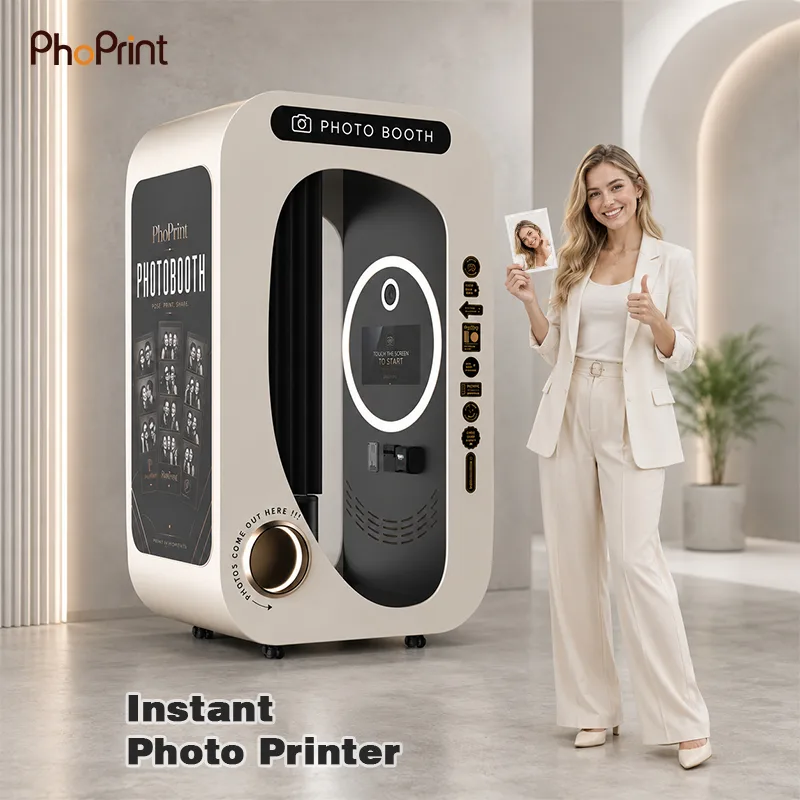 Commercial Self-Service Photo Booth with Multi-Payment System - Image 2