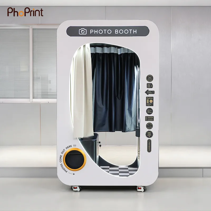 Commercial Self-Service Photo Booth with Multi-Payment System - Image 4