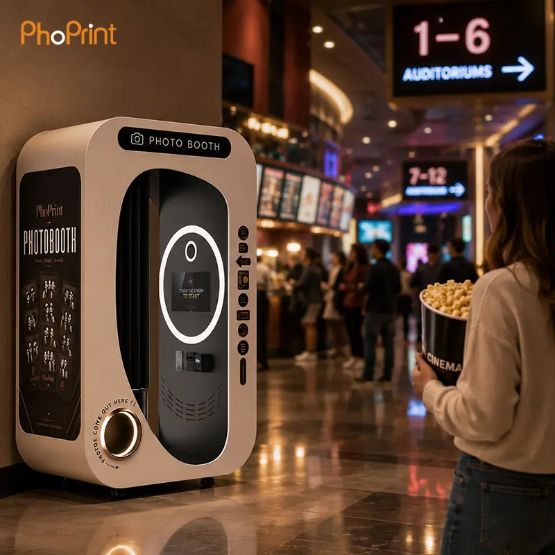 Commercial Self-Service Photo Booth with Multi-Payment System - Image 3